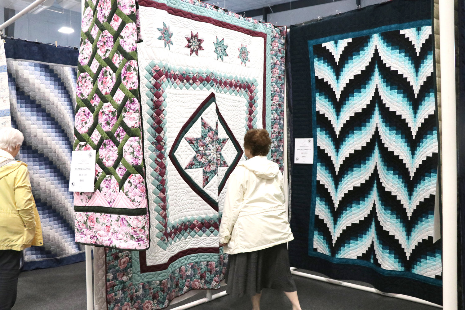 Visitors saw a huge variety of quilts and techniques on display.